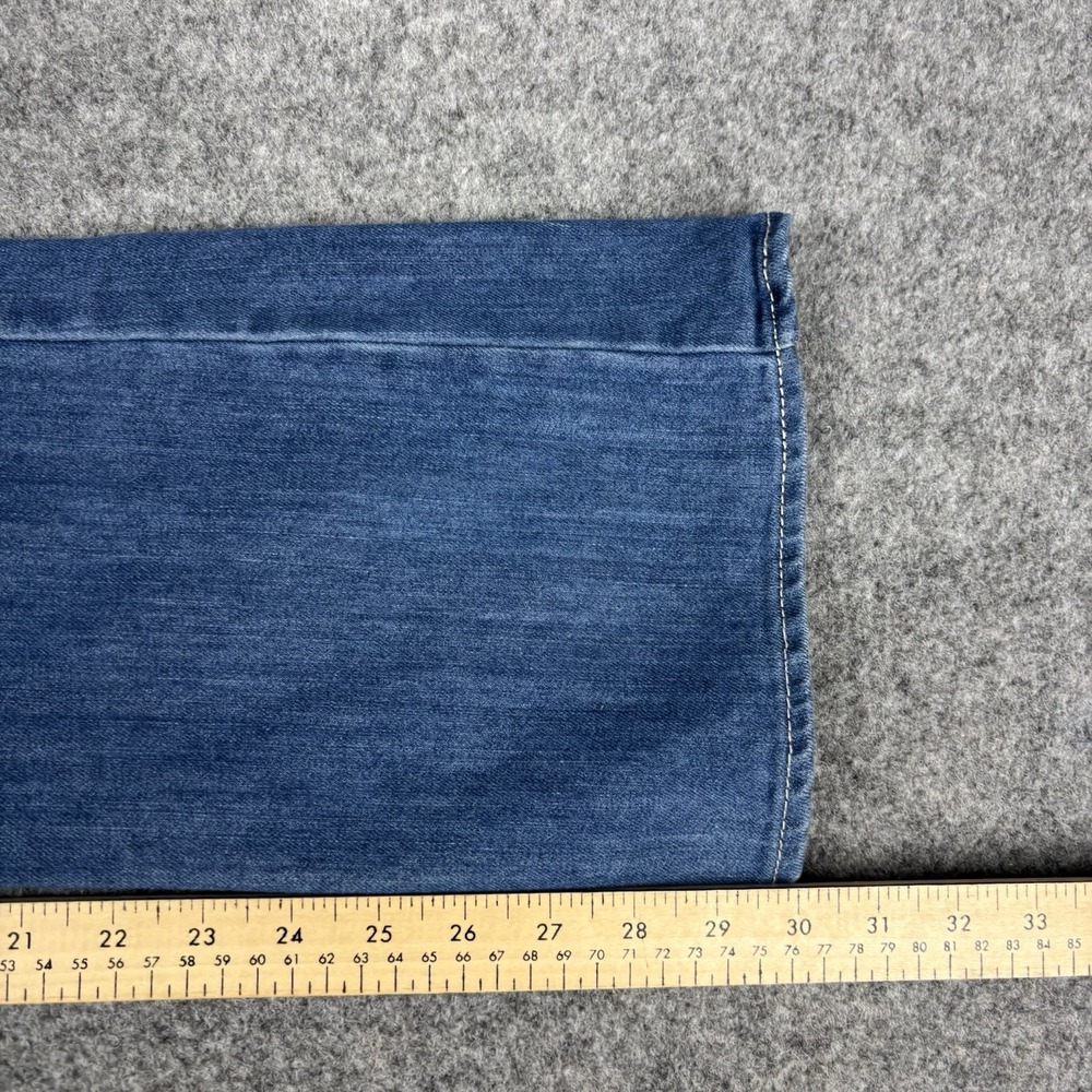 Levi's 514 Jeans Womens 14 Regular Bootcut (Fits 28x30) Flap Pocket Medium Wash - Picture 10 of 12